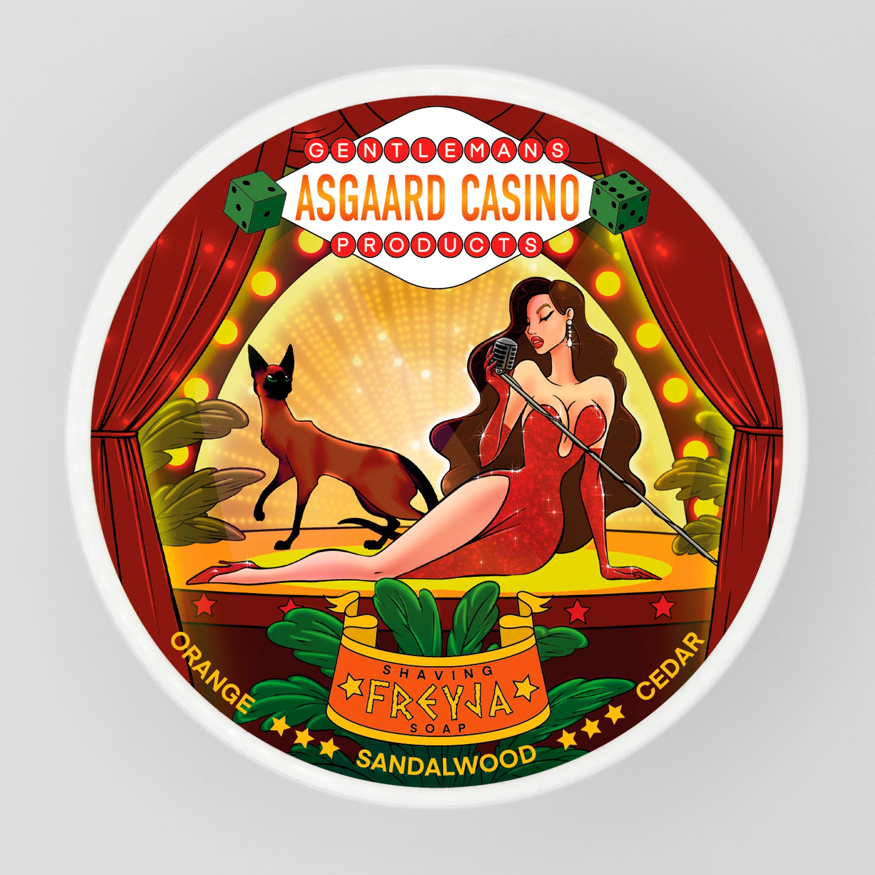 “Freyja” (ASGAARD CASINO) 7 butters premium artisan shaving soap (114g or 4 ounces)