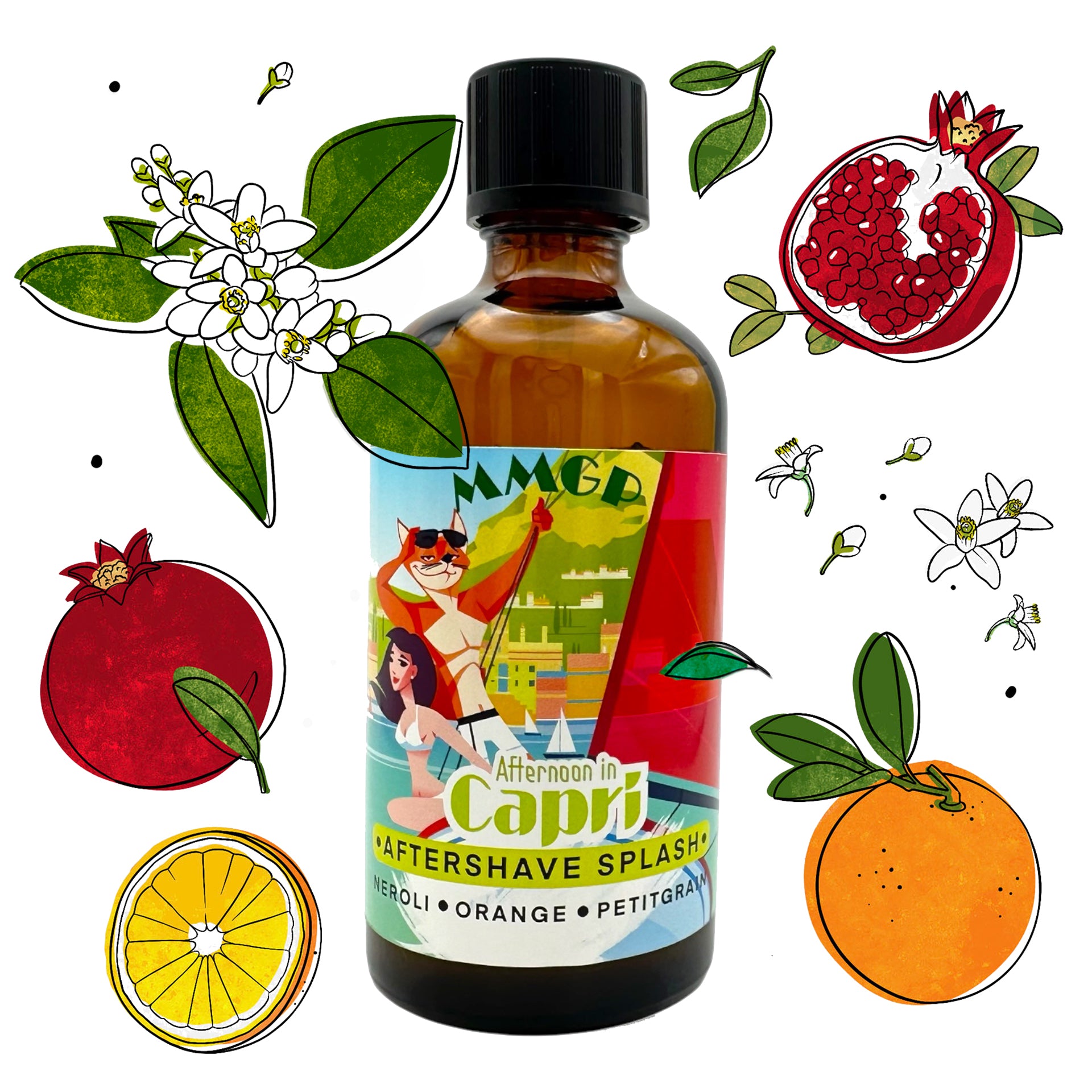 Aftershave-Splash „Afternoon in Capri“ (MMGP) (100 ml)