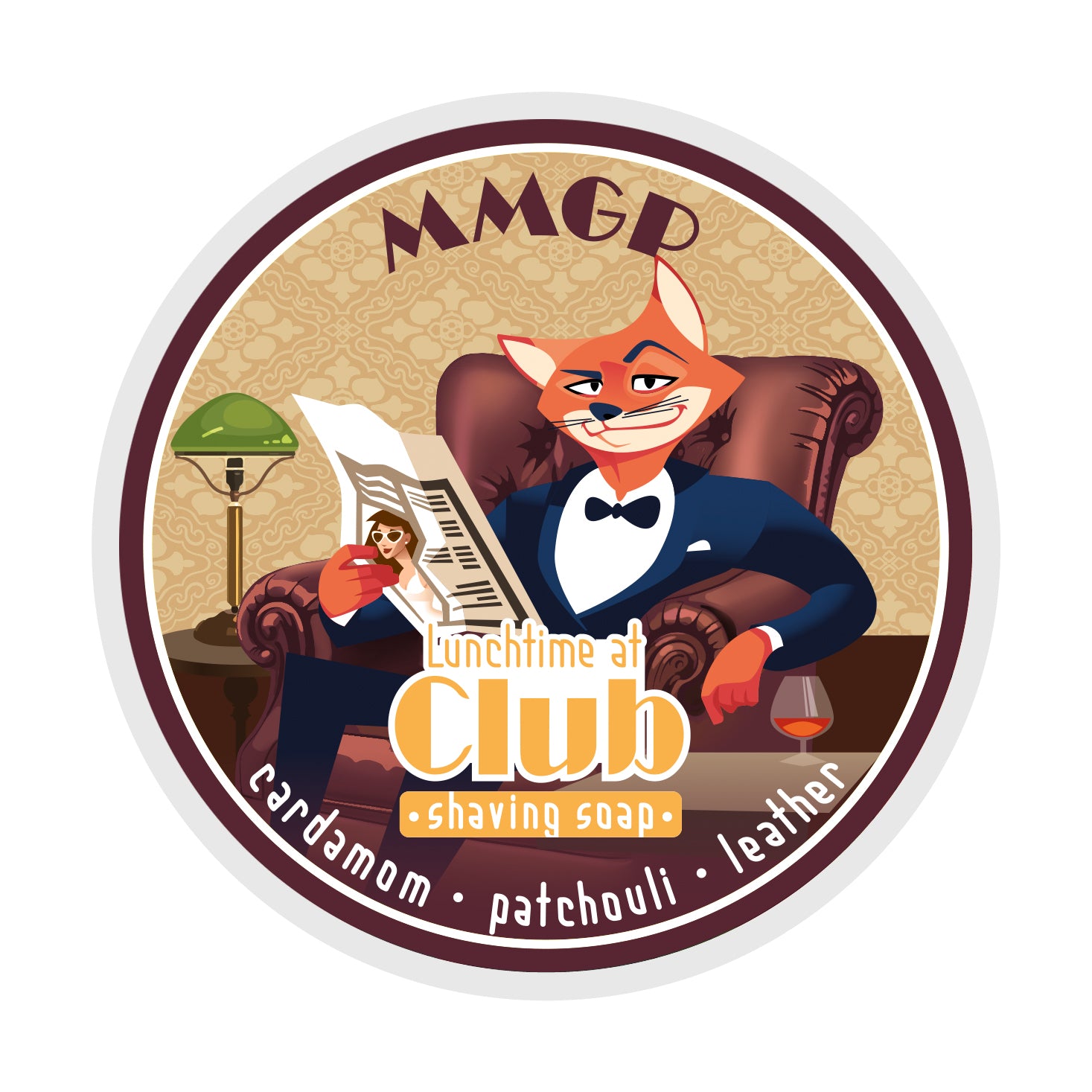 "Lunchtime at the Club" (MMGP) Shaving soap 100g
