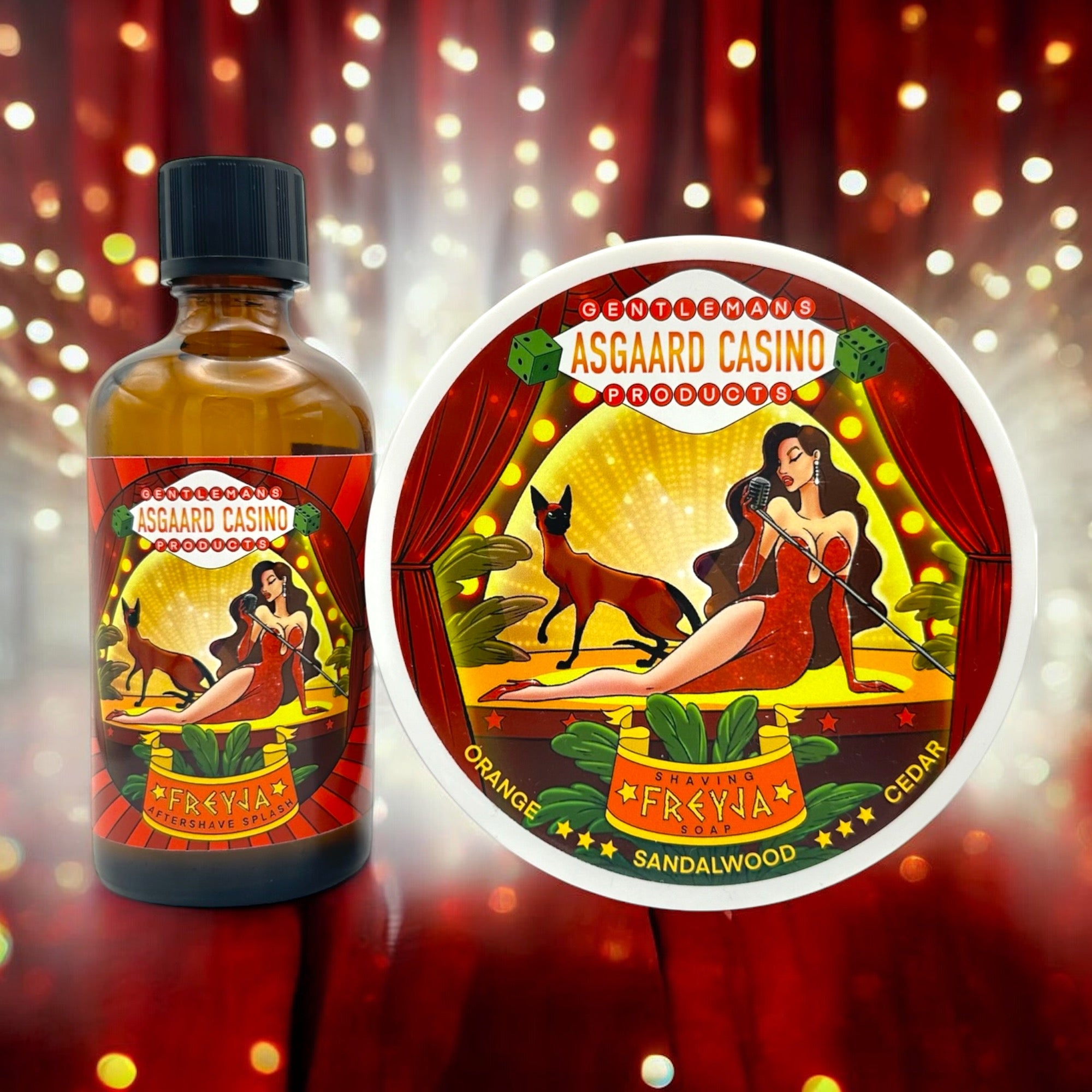 "Freyja" (Asgaard Casino) Aftershave und Rasierseife