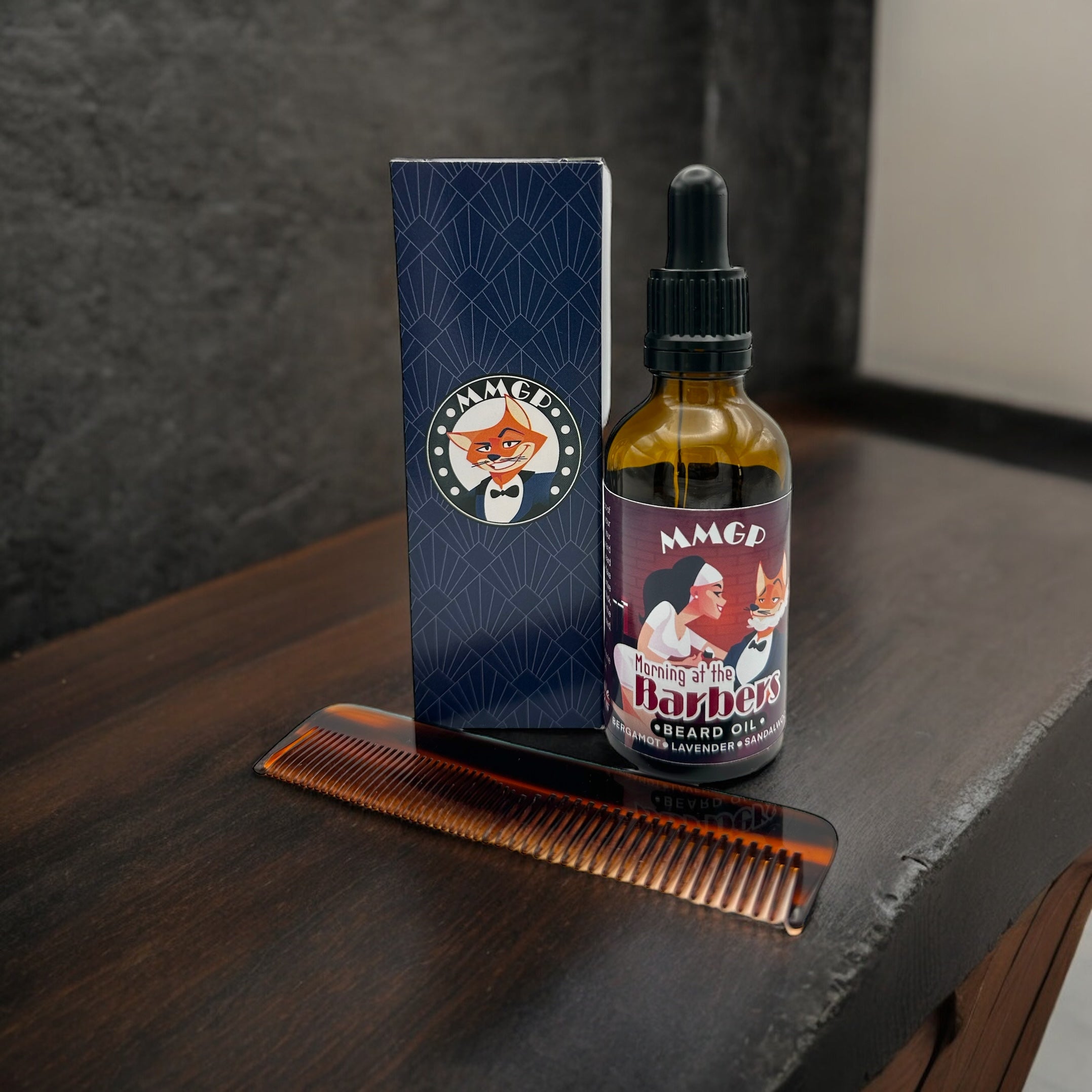 “Morning at the Barbers” (MMGP) artisan premium beard oil (50 ml)
