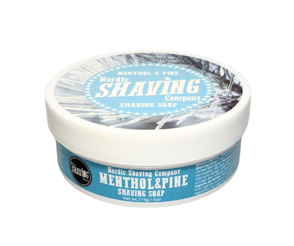 Nordic Shaving Company Shaving Soap Menthol and Pine 114g