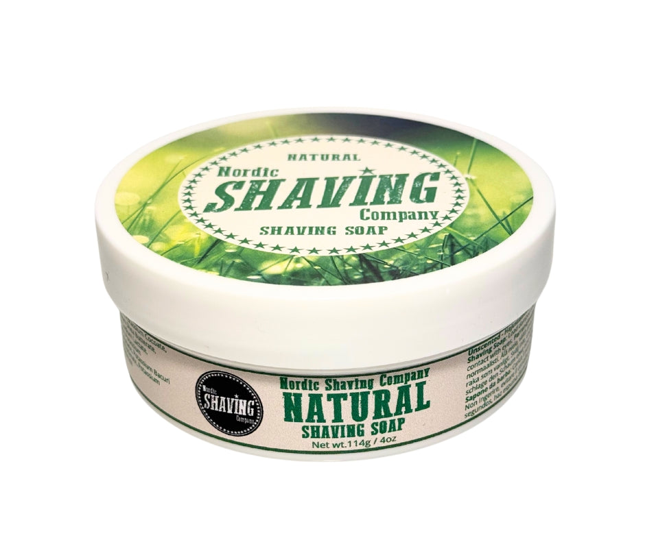 Nordic Shaving Company Shaving Soap Natural Unscented 114g