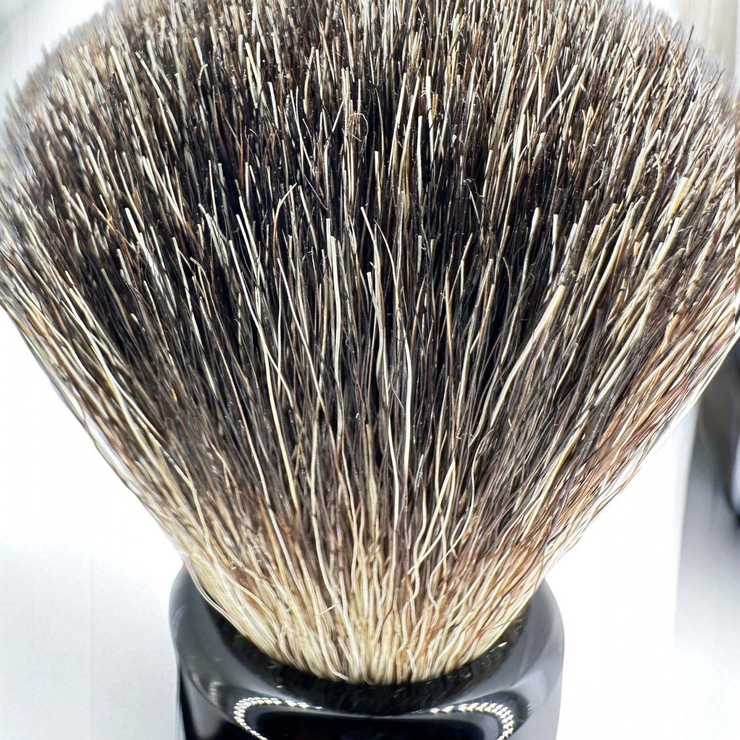 Asgaard Casino 24mm mixed badger and synthetic "Orange Explosion" experimental shaving brush