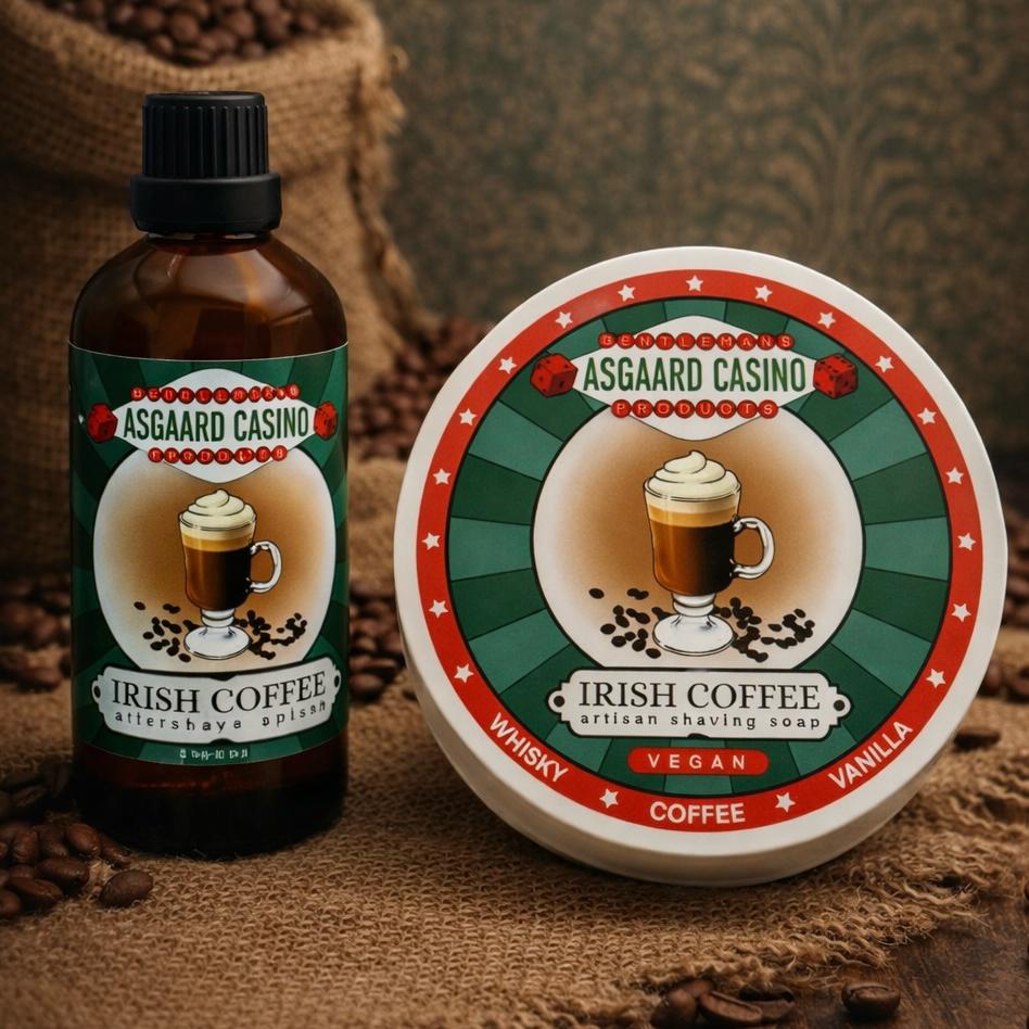 "Irish Coffee" (Asgaard Casino) Aftershave and Shaving soap