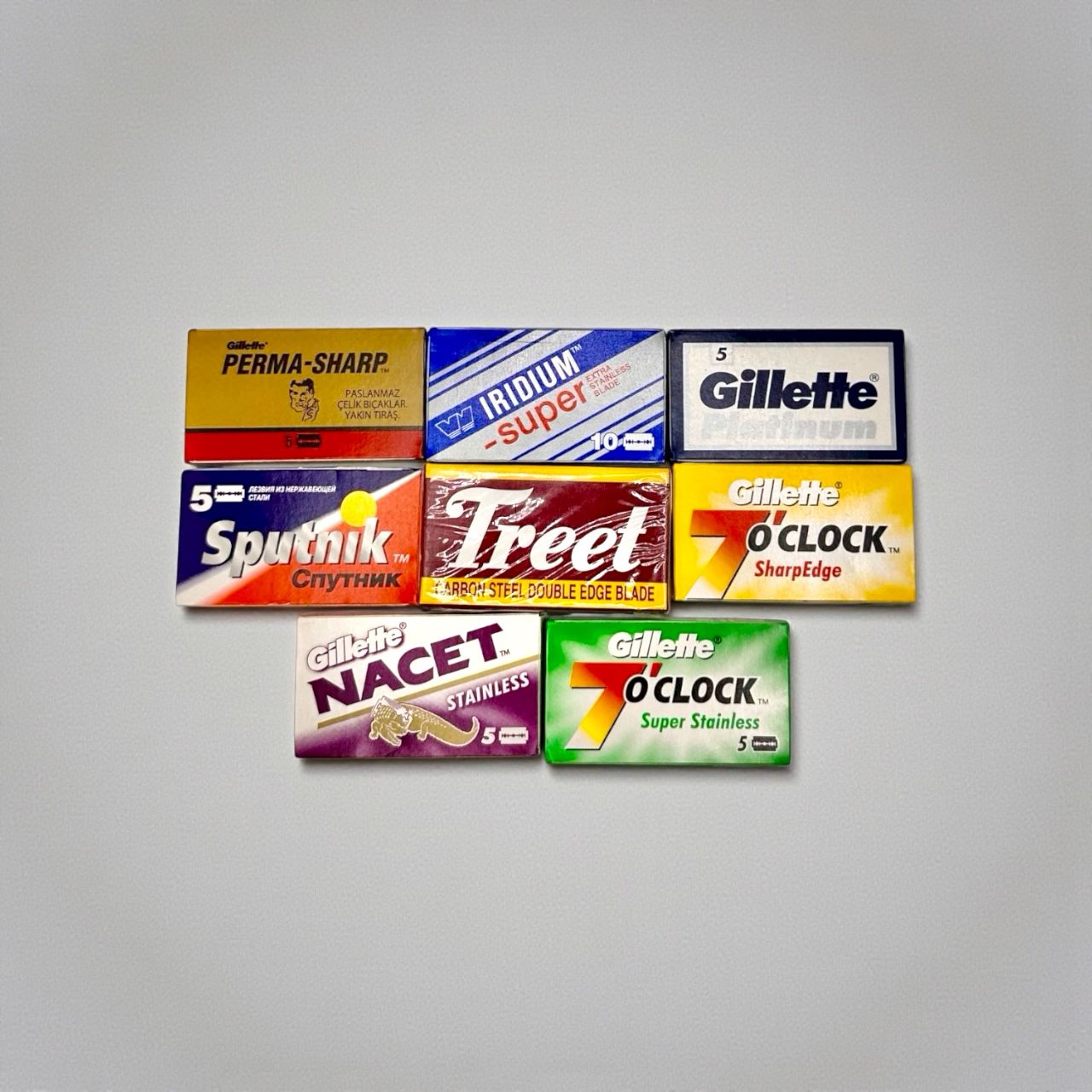 Double Edge Razor Blade sample pack 4