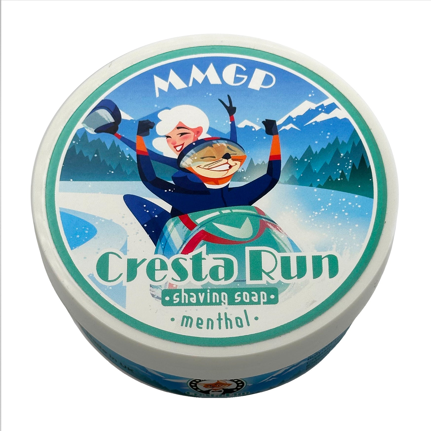 “Cresta Run” (MMGP) 7 butters premium artisan shaving soap (114g or 4 ounces)
