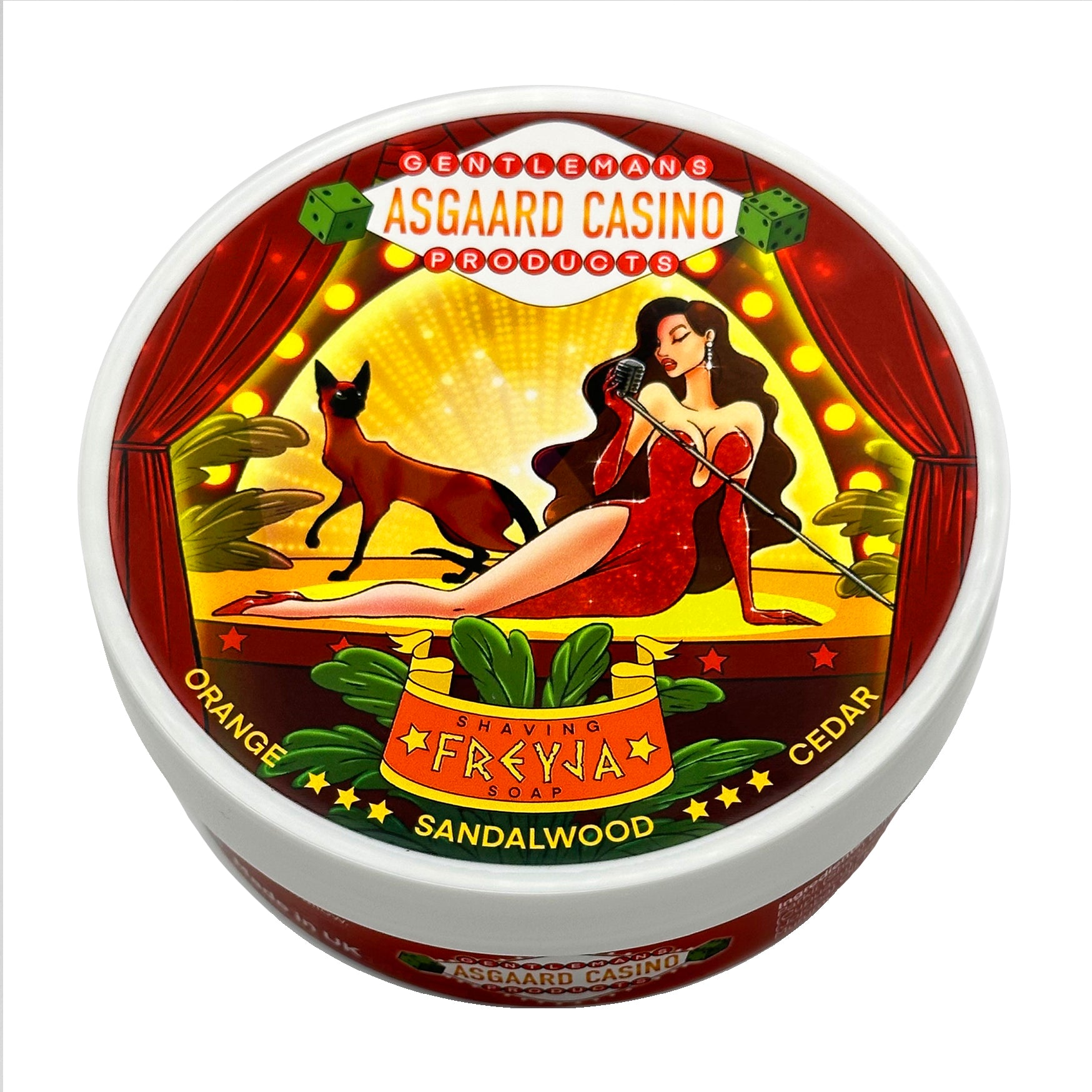 “Freyja” (ASGAARD CASINO) 7 butters premium artisan shaving soap (114g or 4 ounces)