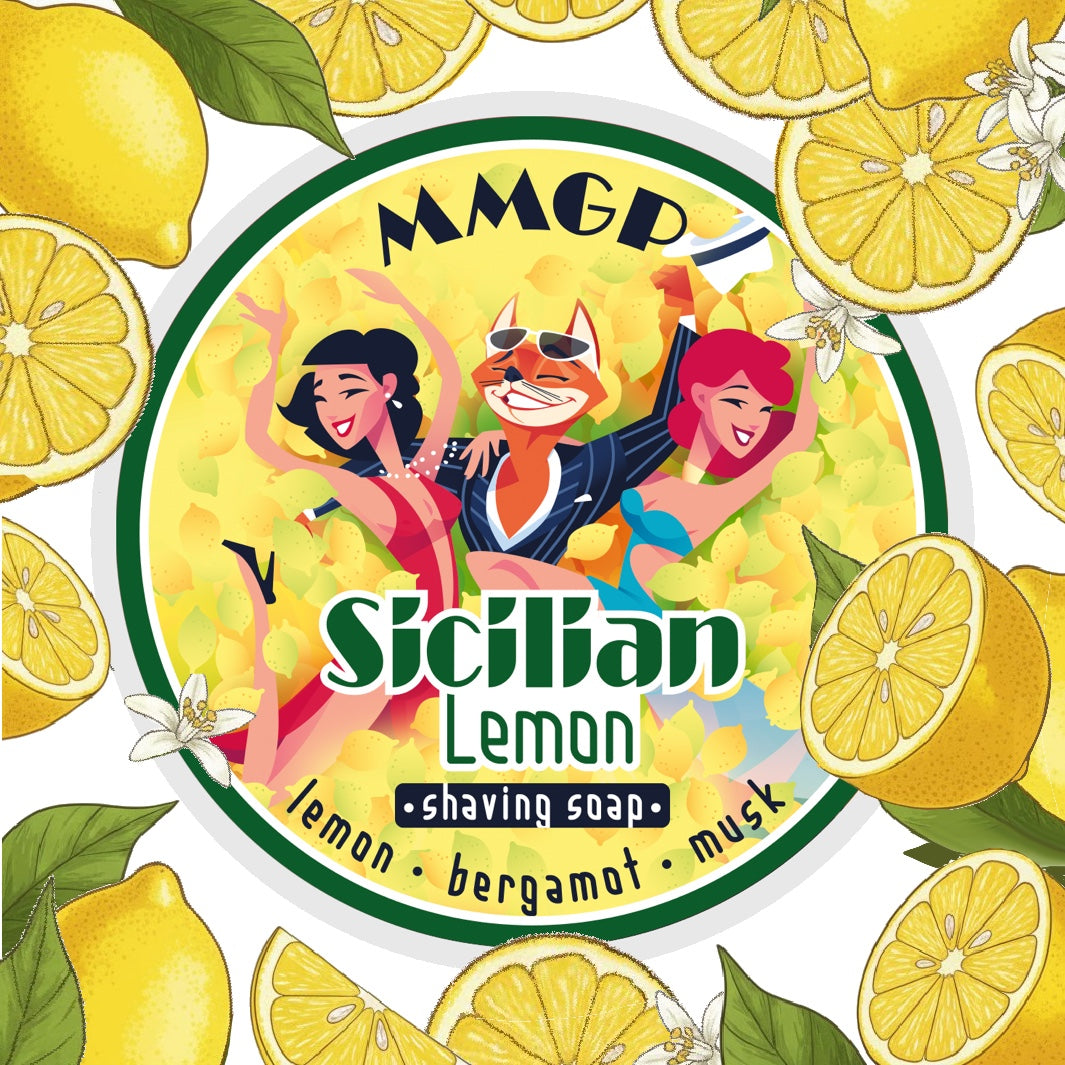 "Sicilian Lemon" (MMGP) Shaving soap 100g