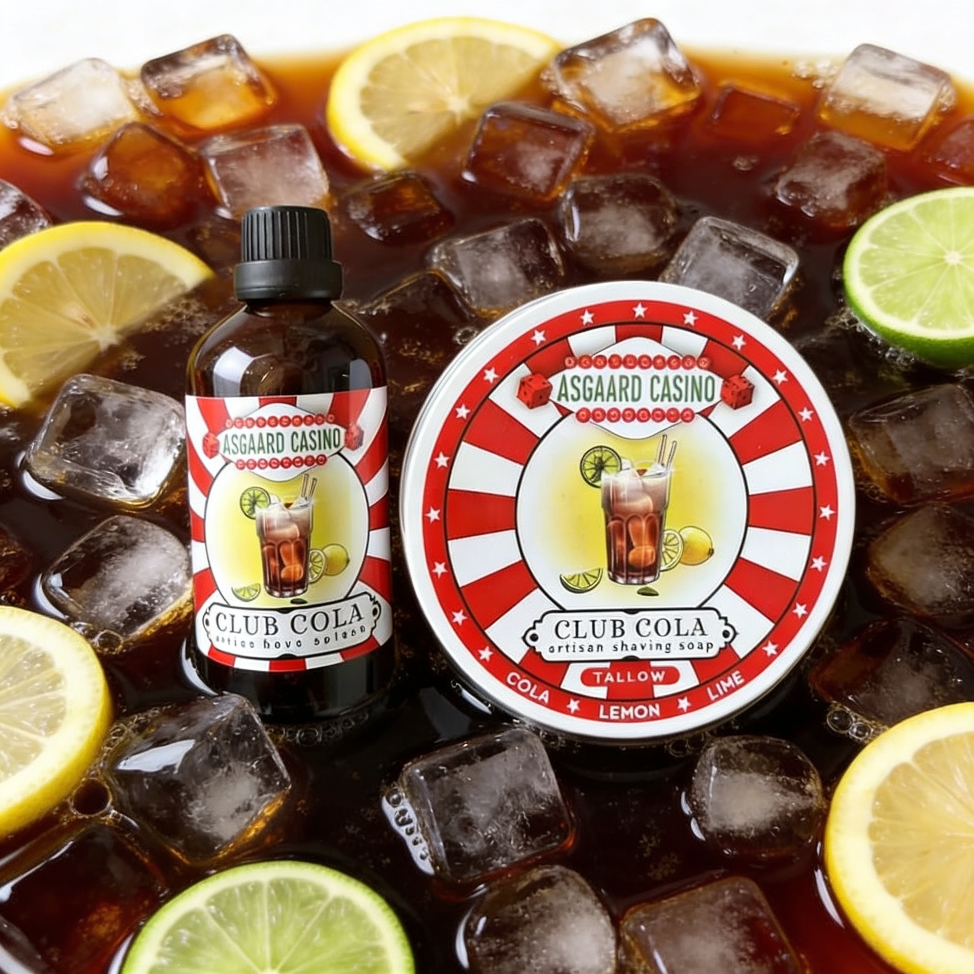 "Club Cola" (Asgaard Casino) Shaving Soap and Aftershave Bundle