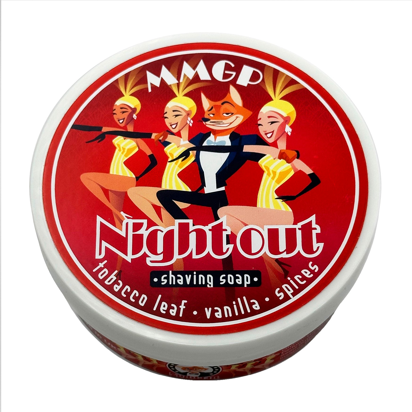 “Night Out” (MMGP) 7 butters premium artisan shaving soap (114g or 4 ounces)