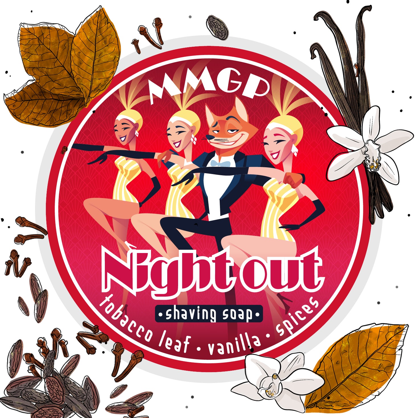 “Night Out” (MMGP) 7 butters premium artisan shaving soap (114g or 4 ounces)