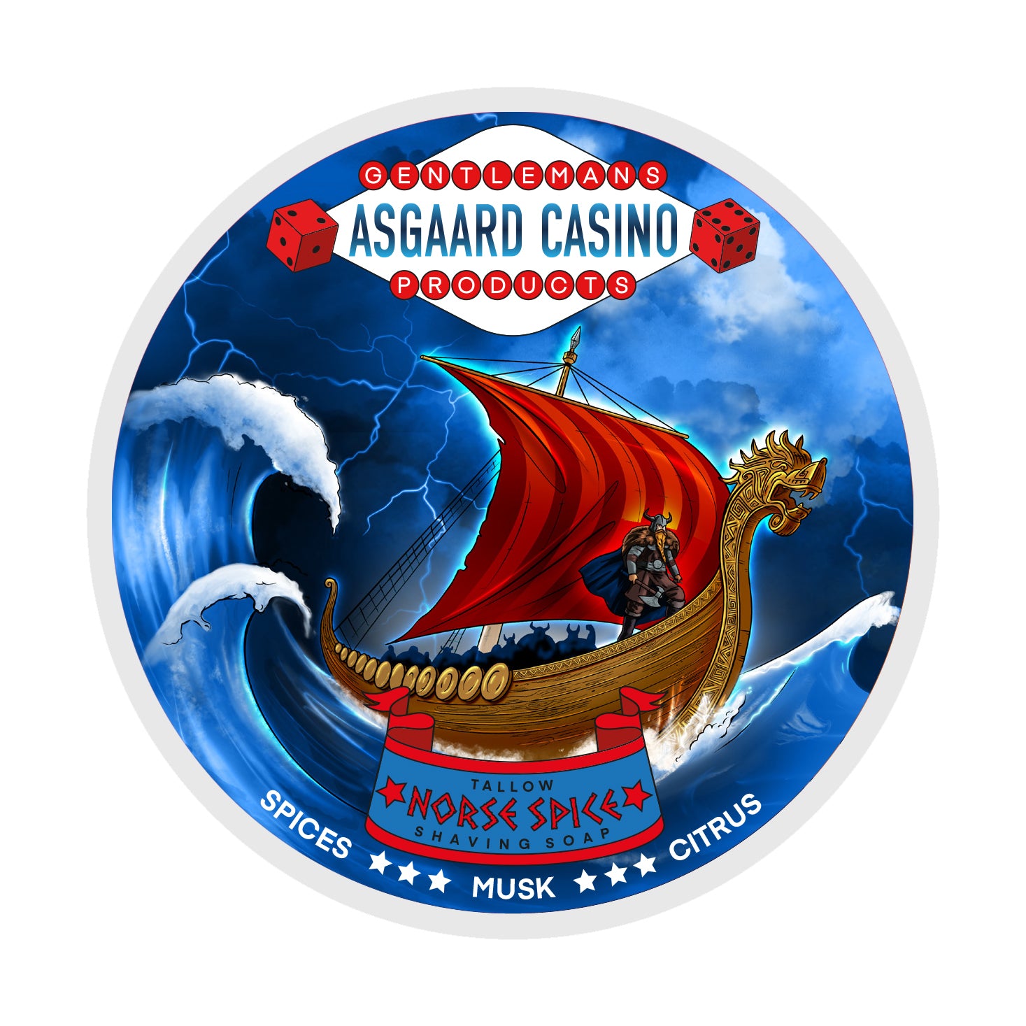 "Norse Spice" (Asgaard Casino) Shaving Soap
