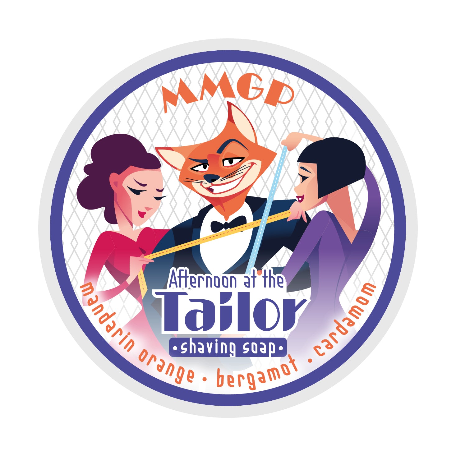 “Afternoon at the Tailors” (MMGP) 7 butters premium artisan shaving soap (114g or 4 ounces)