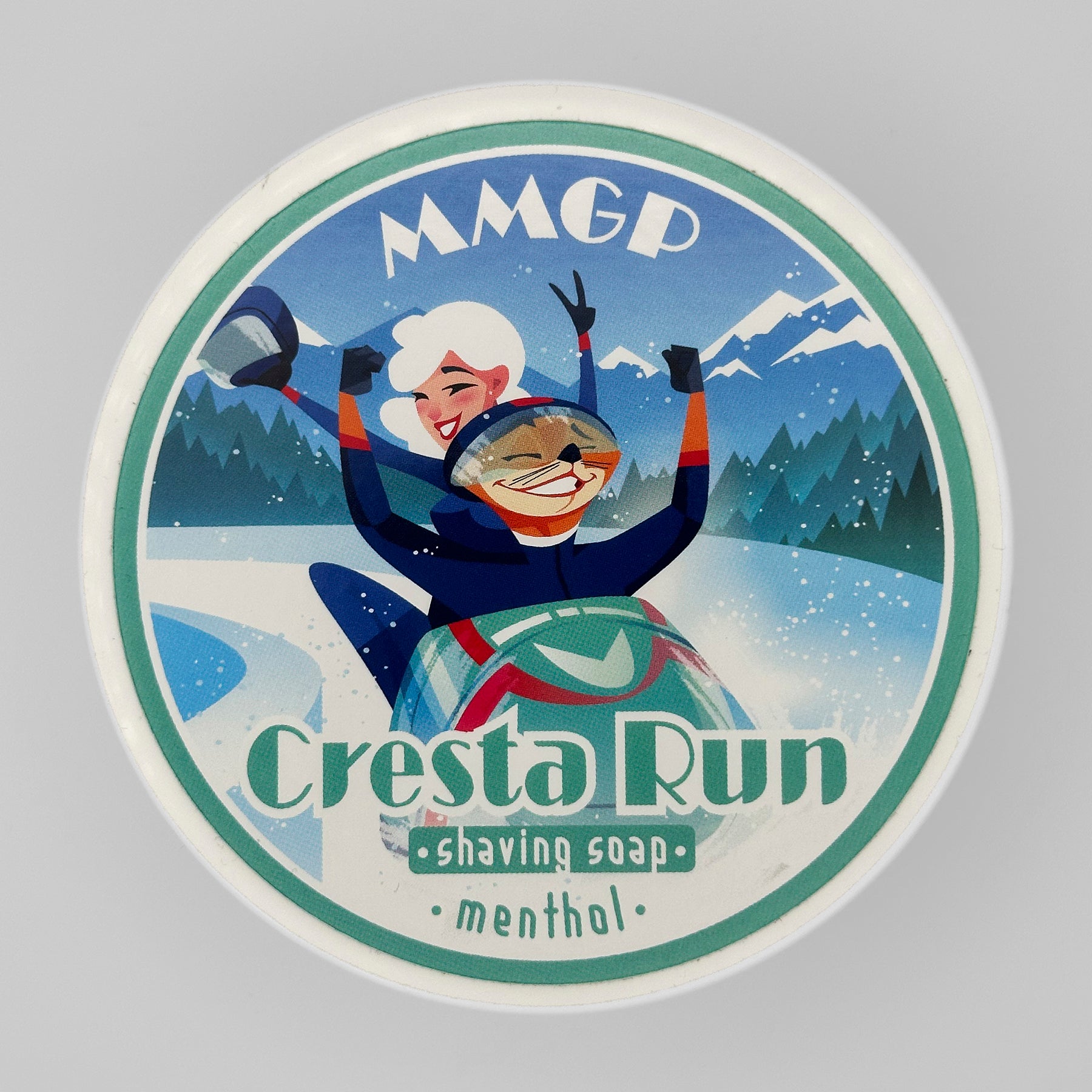 “Cresta Run” (MMGP) 7 butters premium artisan shaving soap (114g or 4 ounces)