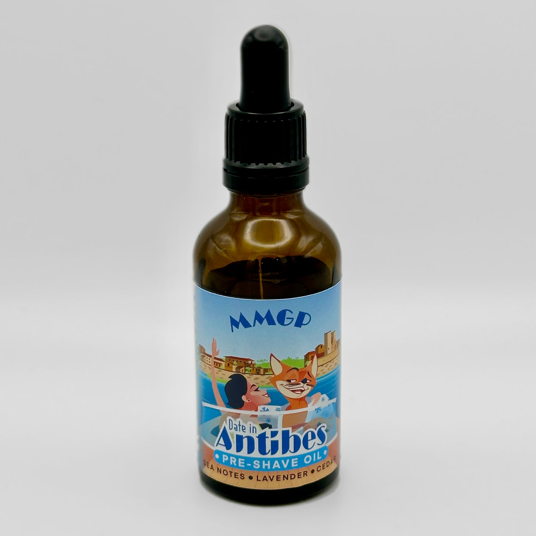 “Date in Antibes” (MMGP) artisan premium pre-shave oil (50 ml)