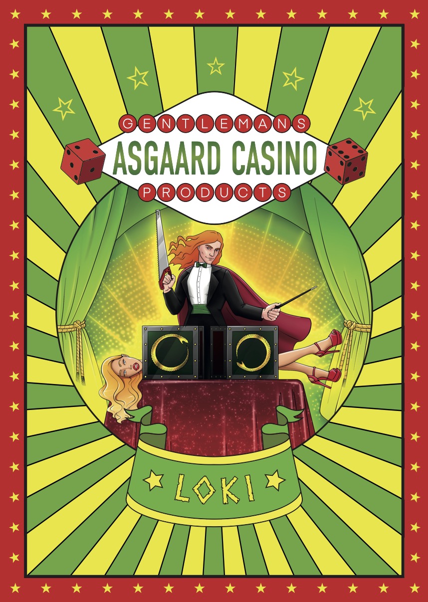 "LOKI" (ASGAARD CASINO) poster A3 (42 cm x 30 cm)