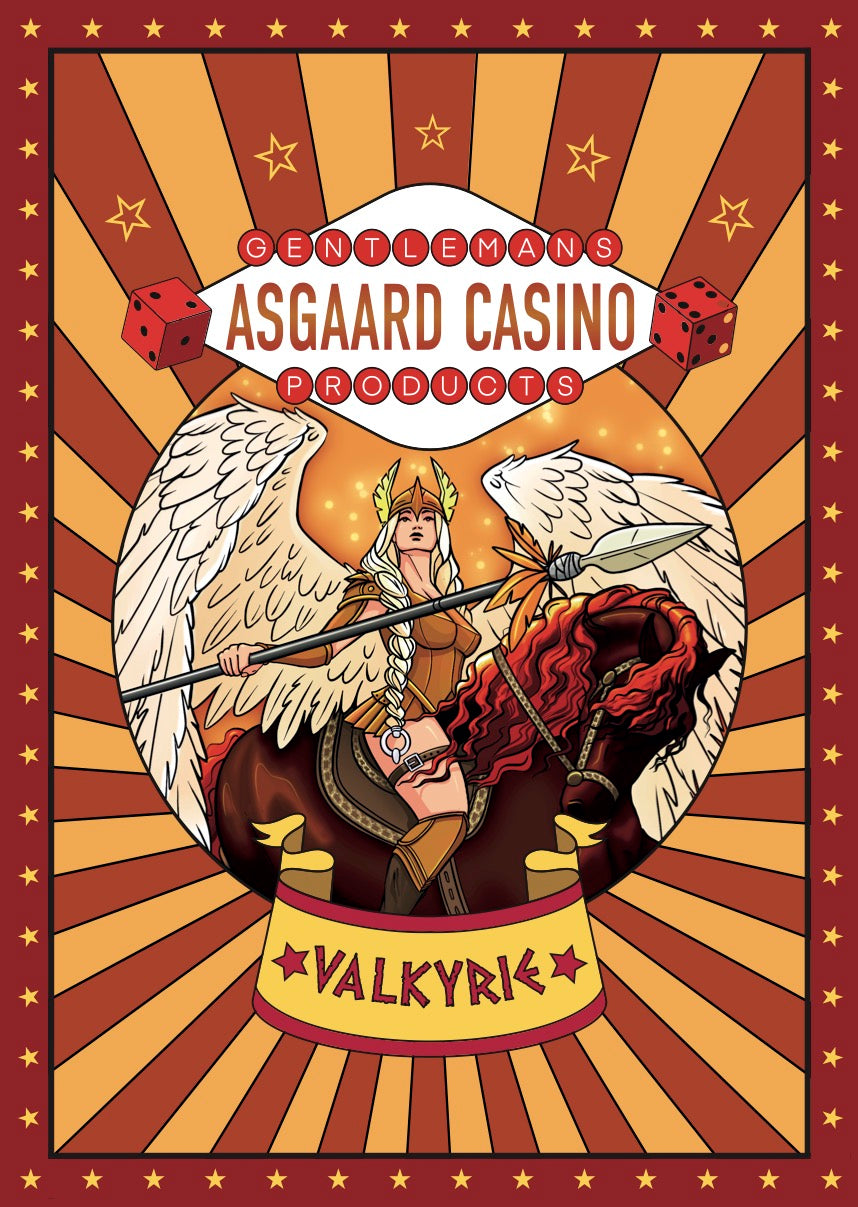 "VALKIRIE" (ASGAARD CASINO) poster A3 (42 cm x 30 cm)