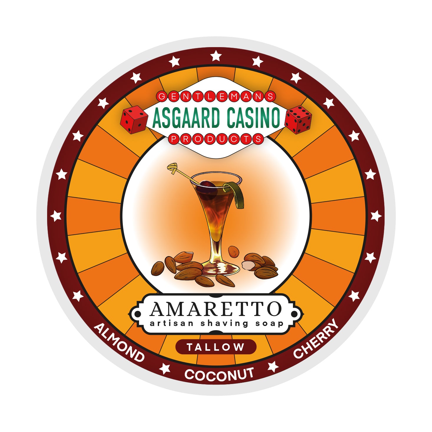 "Amaretto” (ASGAARD CASINO) Shaving Soap