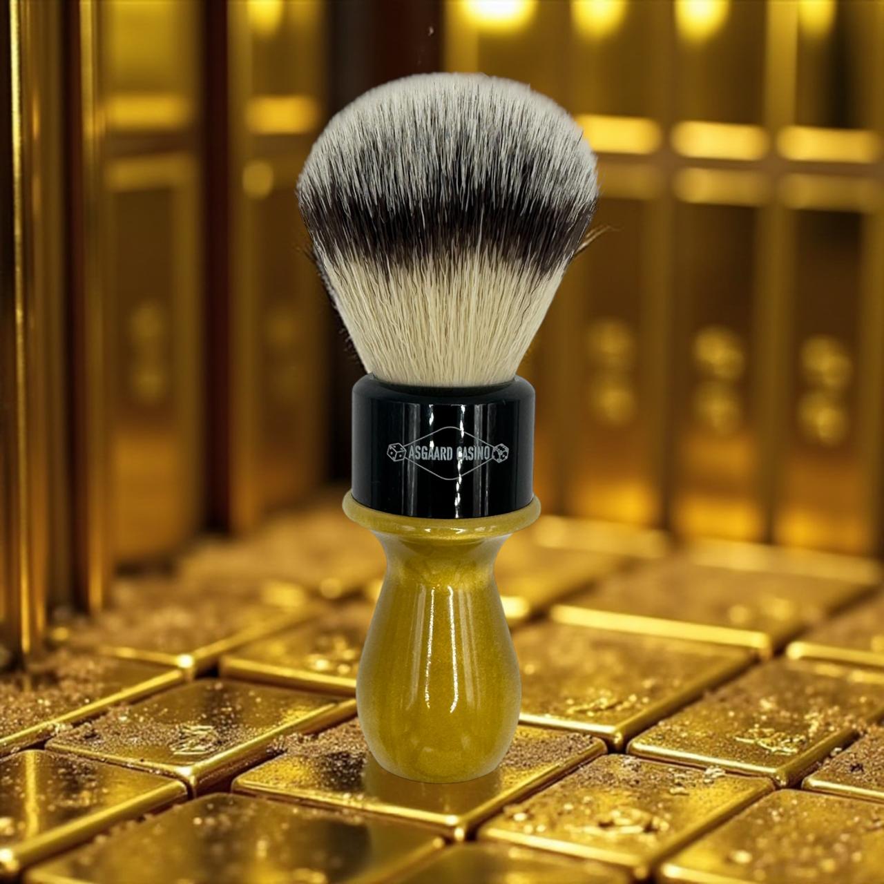 Asgaard Casino 24mm synthetic G10 Gold Shaving Brush