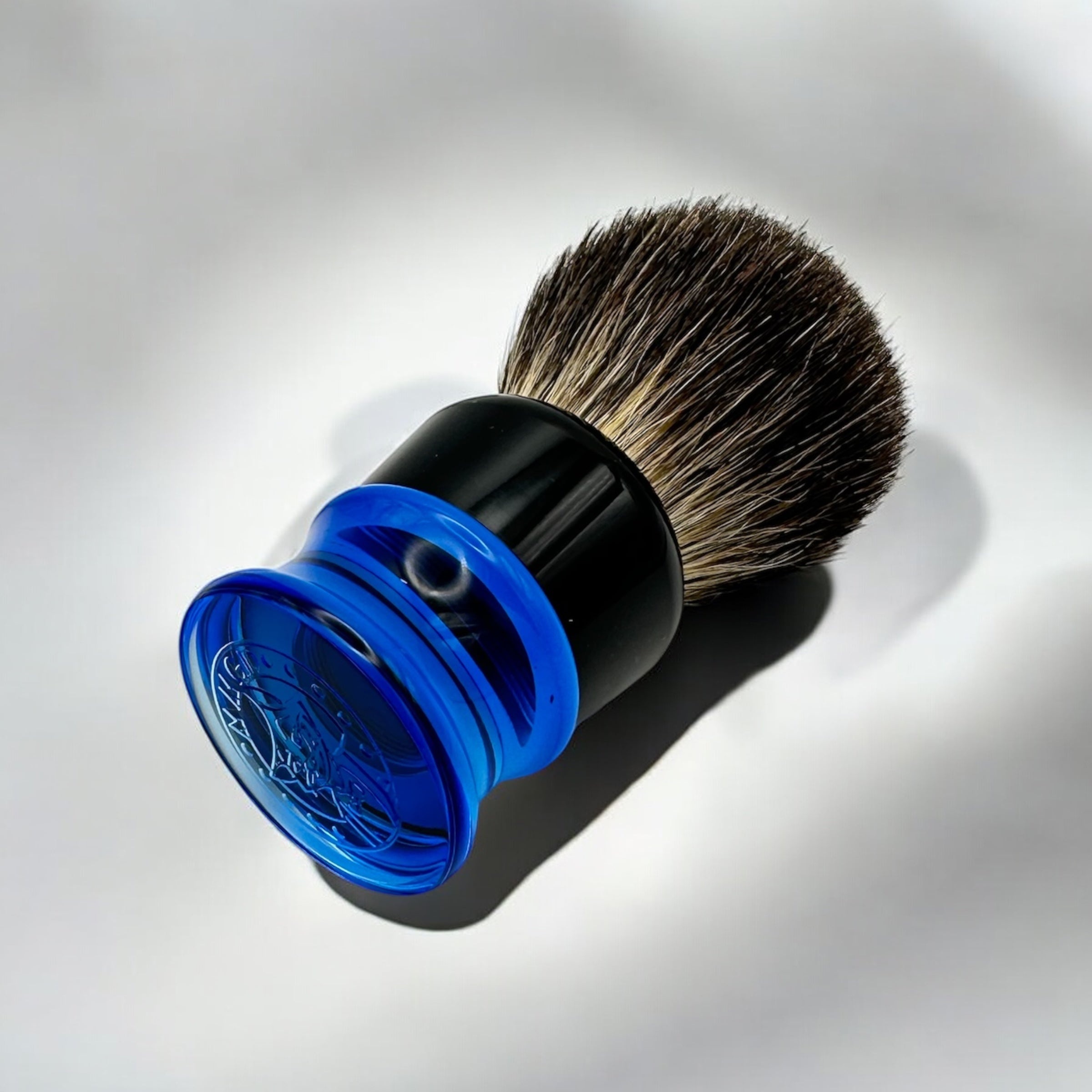 RAINBOW COLLECTION - BLUE - 26 mm selected black badger knot (MMGP-13)