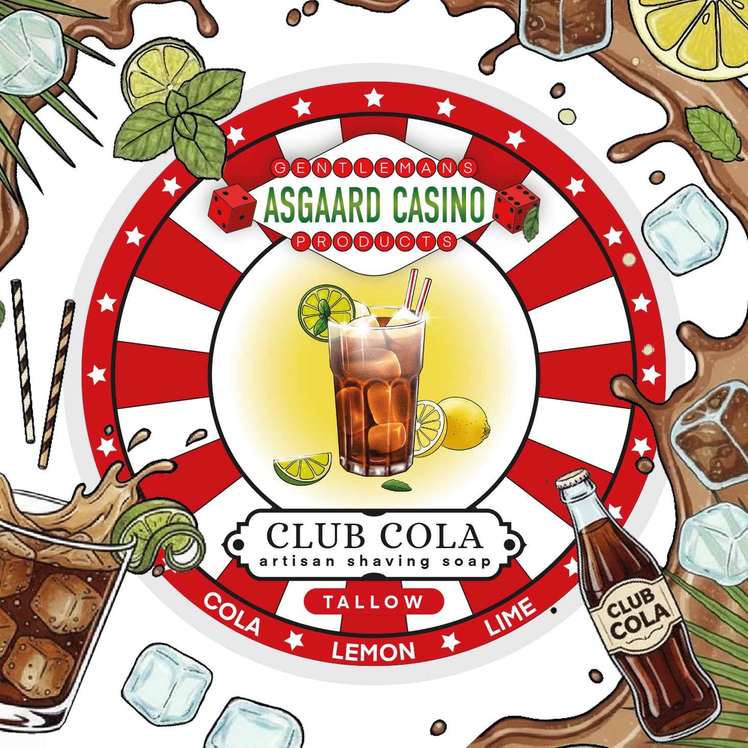 "Club Cola” (ASGAARD CASINO) Shaving Soap