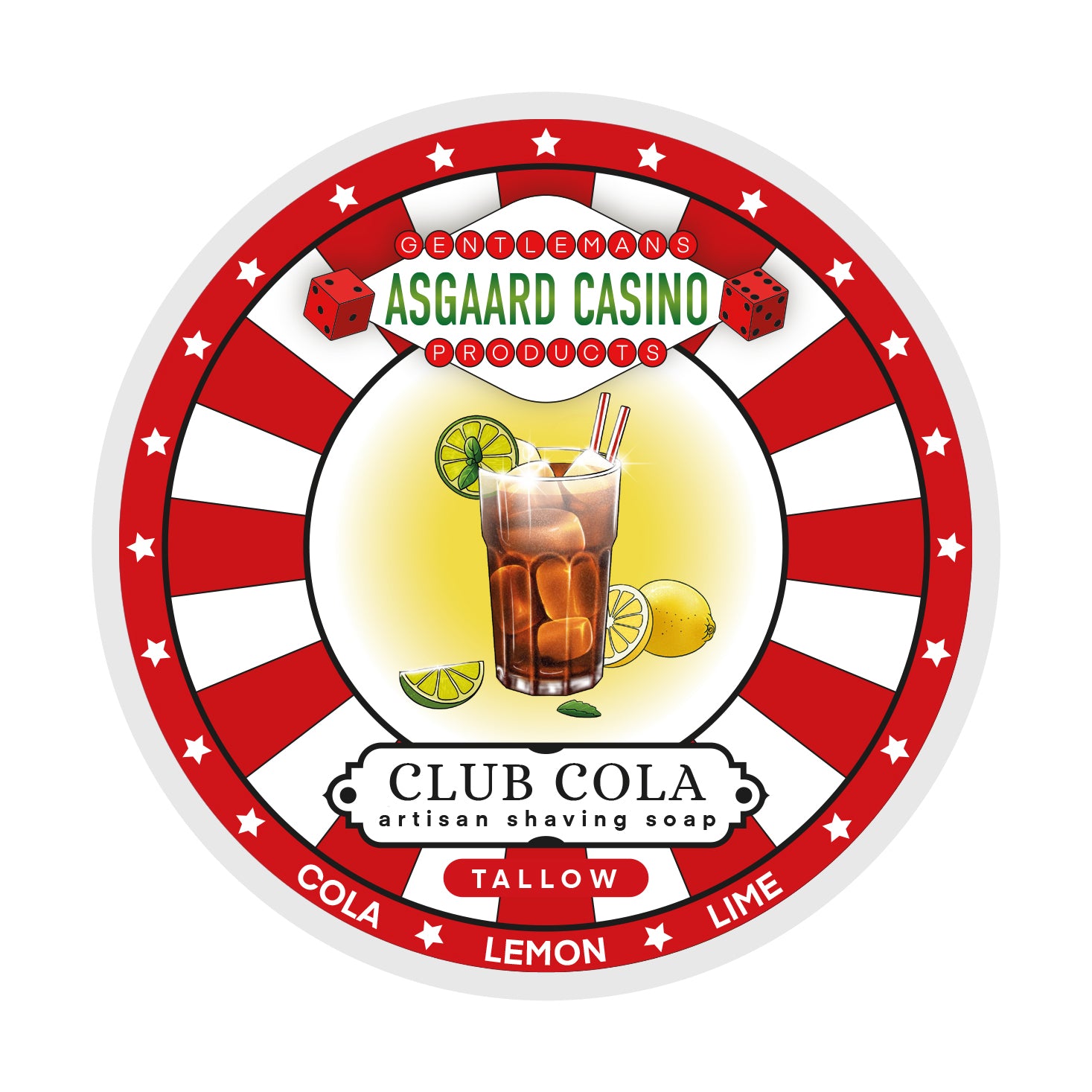 "Club Cola” (ASGAARD CASINO) Shaving Soap