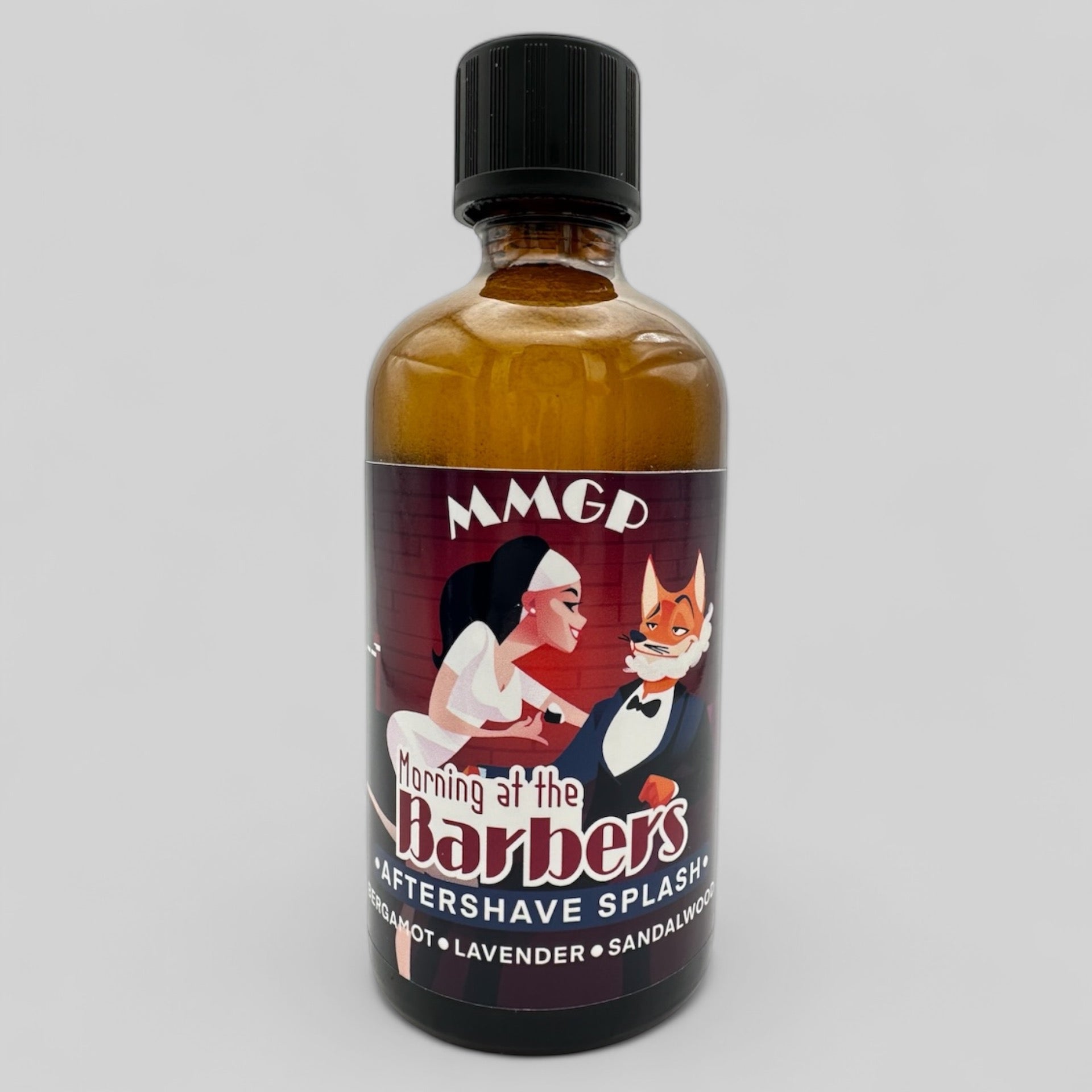 “Morning at the Barbers” (MMGP) aftershave splash (100ml)