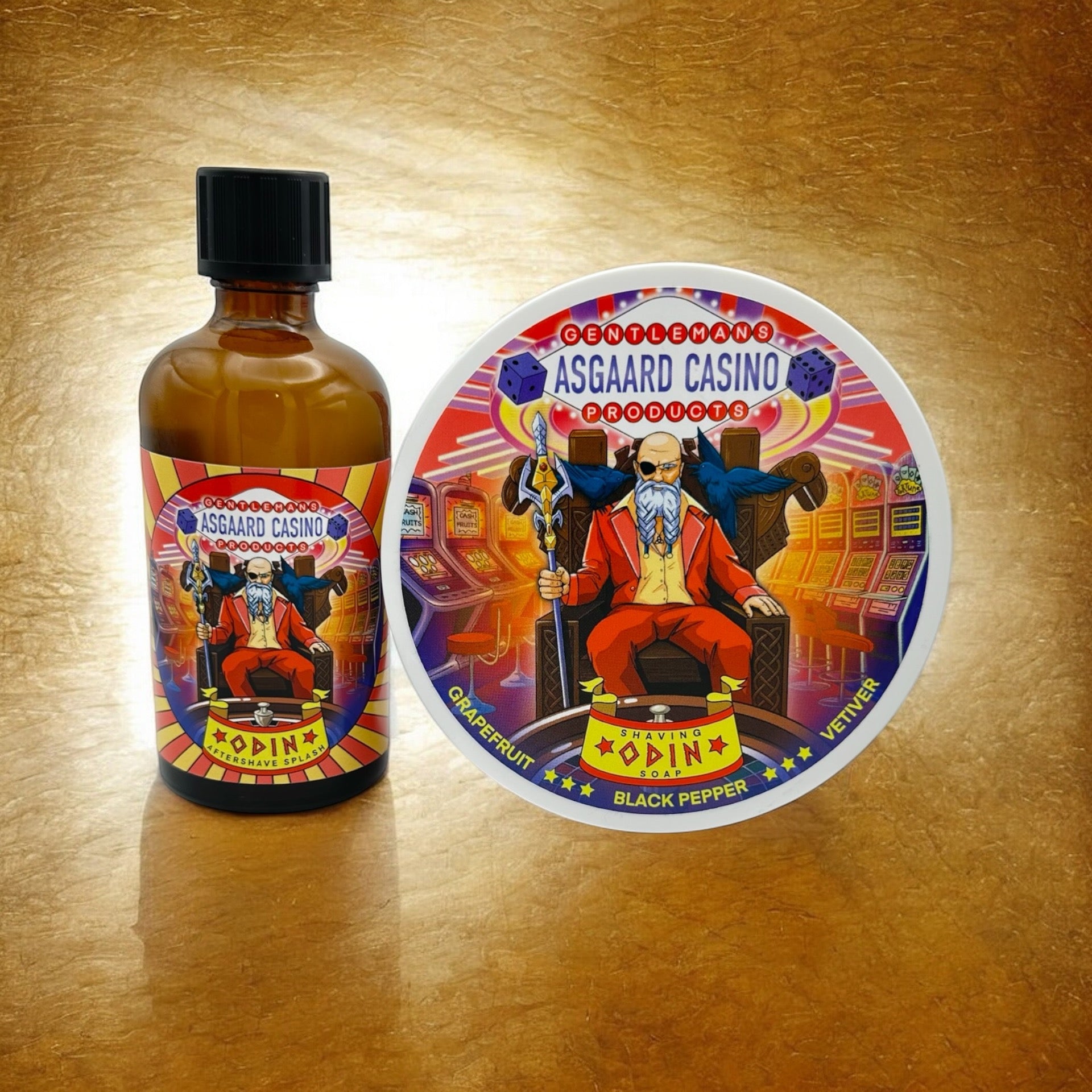 "Odin" (Asgaard Casino) Aftershave Splash and Shaving Soap