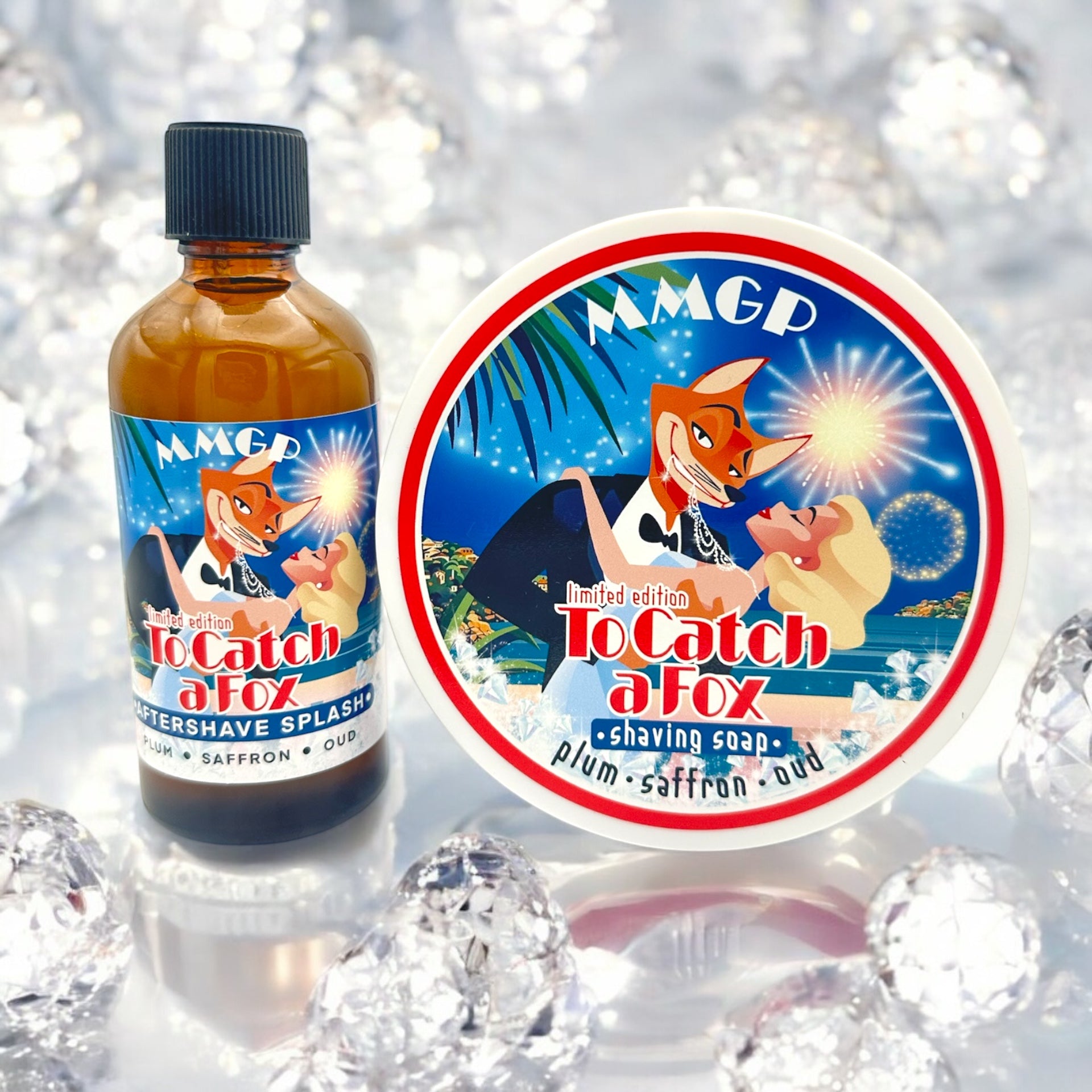 "To Catch A Fox" (MMGP) Aftershave Splash and Shaving Soap Limited Edition