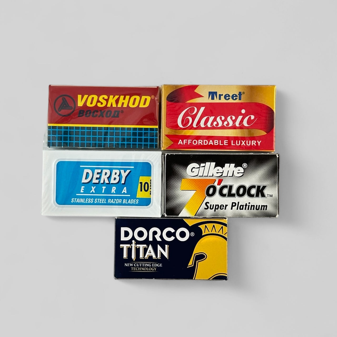 Double Edge Razor Blade sample pack 2