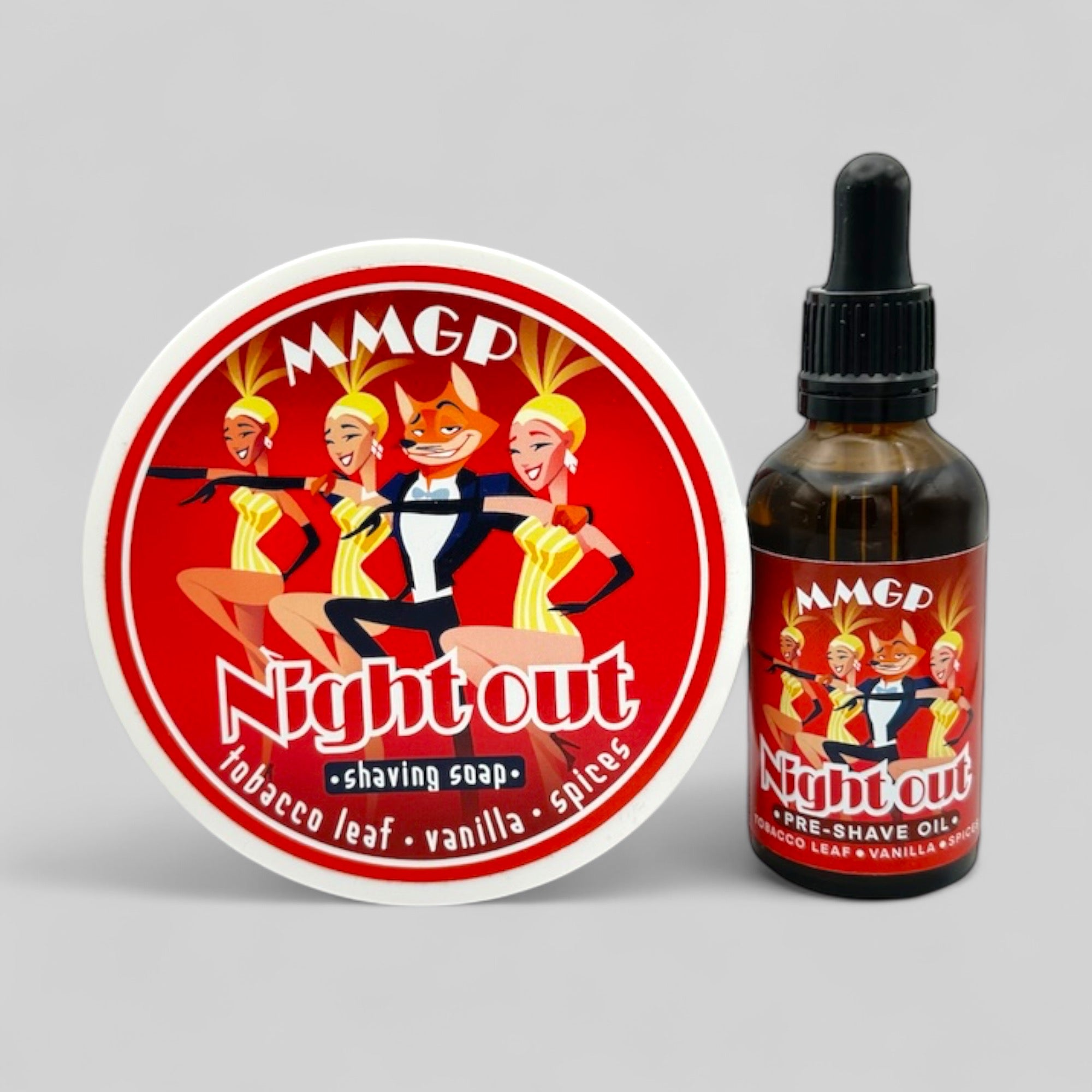 "Night Out" (MMGP) Preshave Oil and Shaving Soap