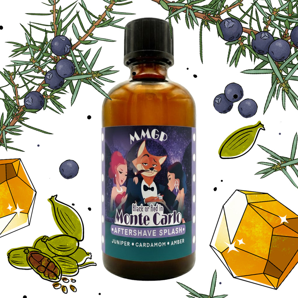 "Red or Black in Monte Carlo" (MMGP) Aftershave Splash (100ml)