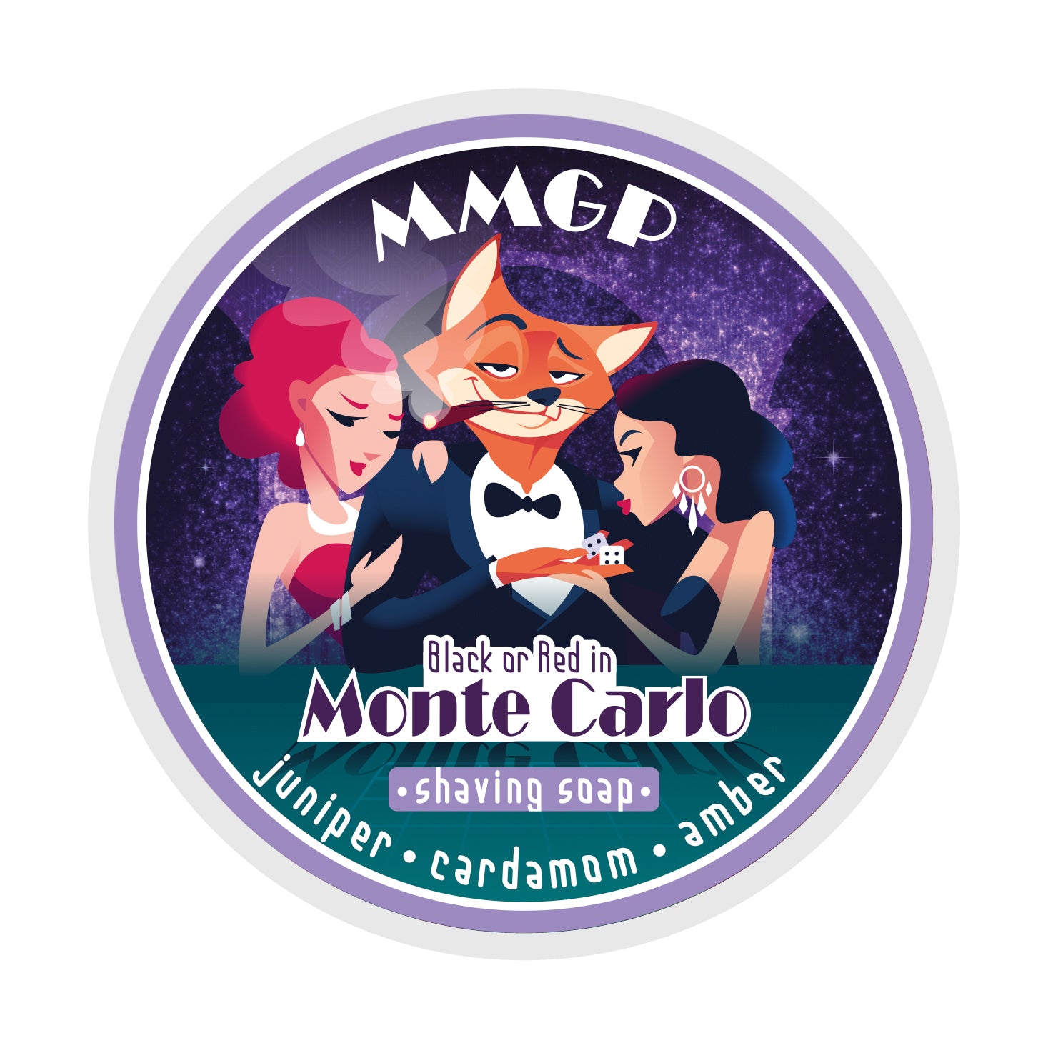 "Red or Black in Monte Carlo" (MMGP) Shaving soap 100g