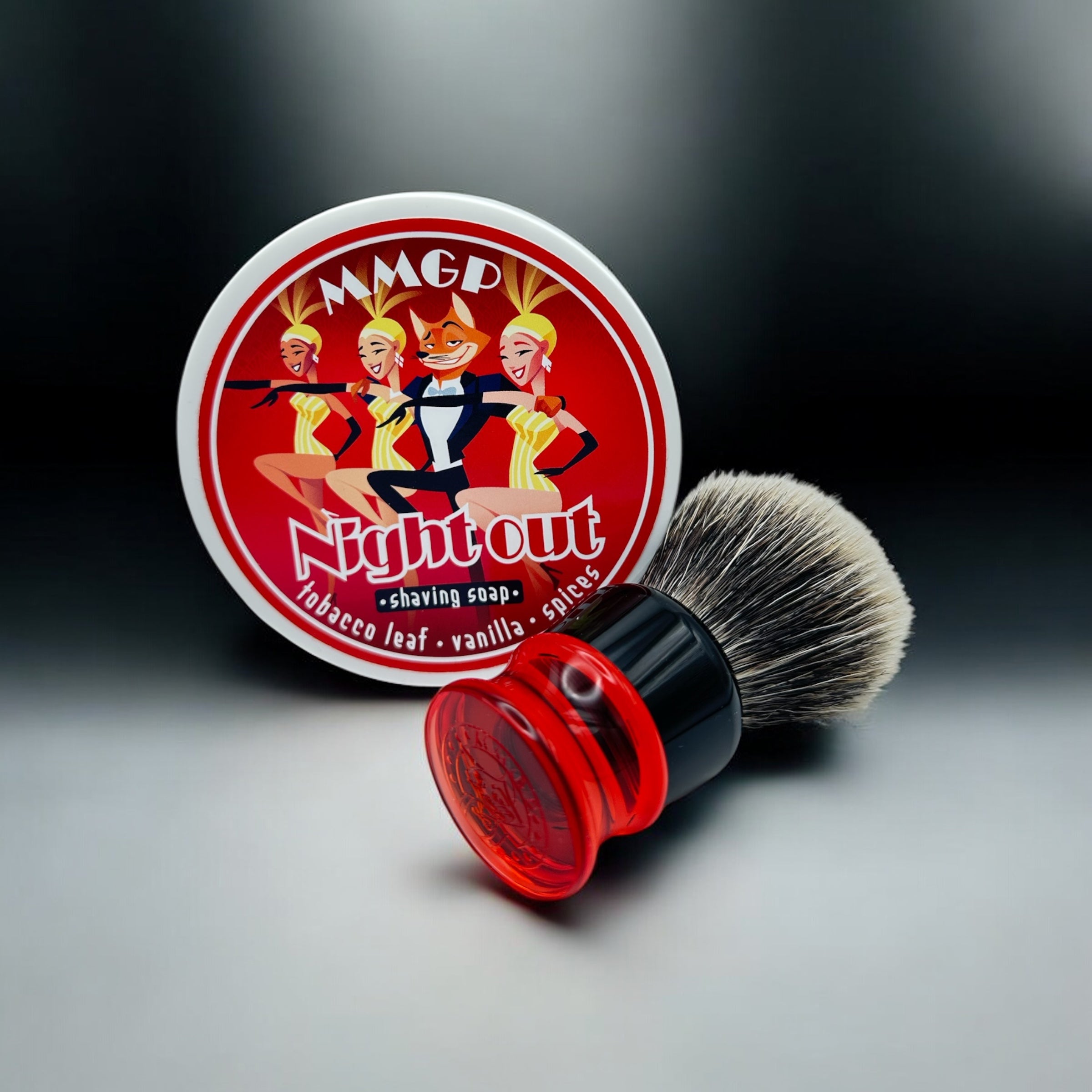 RAINBOW COLLECTION - RED - 26 mm with unique blend hair knot (MMGP-08)