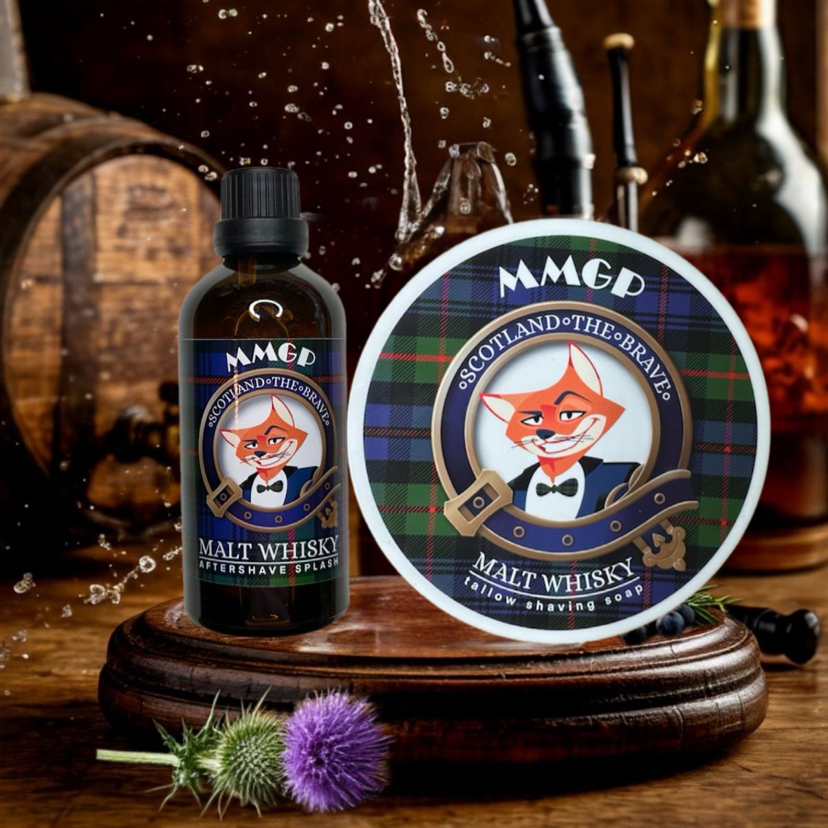 "Scotland the Brave" (MMGP) Shaving soap and Aftershave splash
