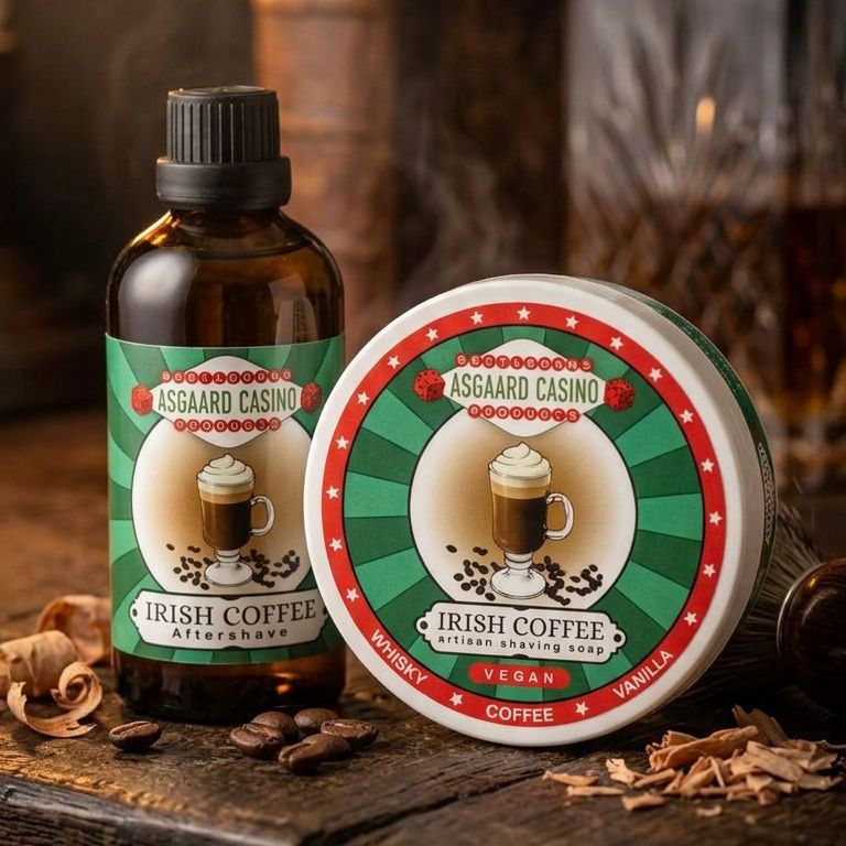 "Irish Coffee" (Asgaard Casino) Aftershave and Shaving soap