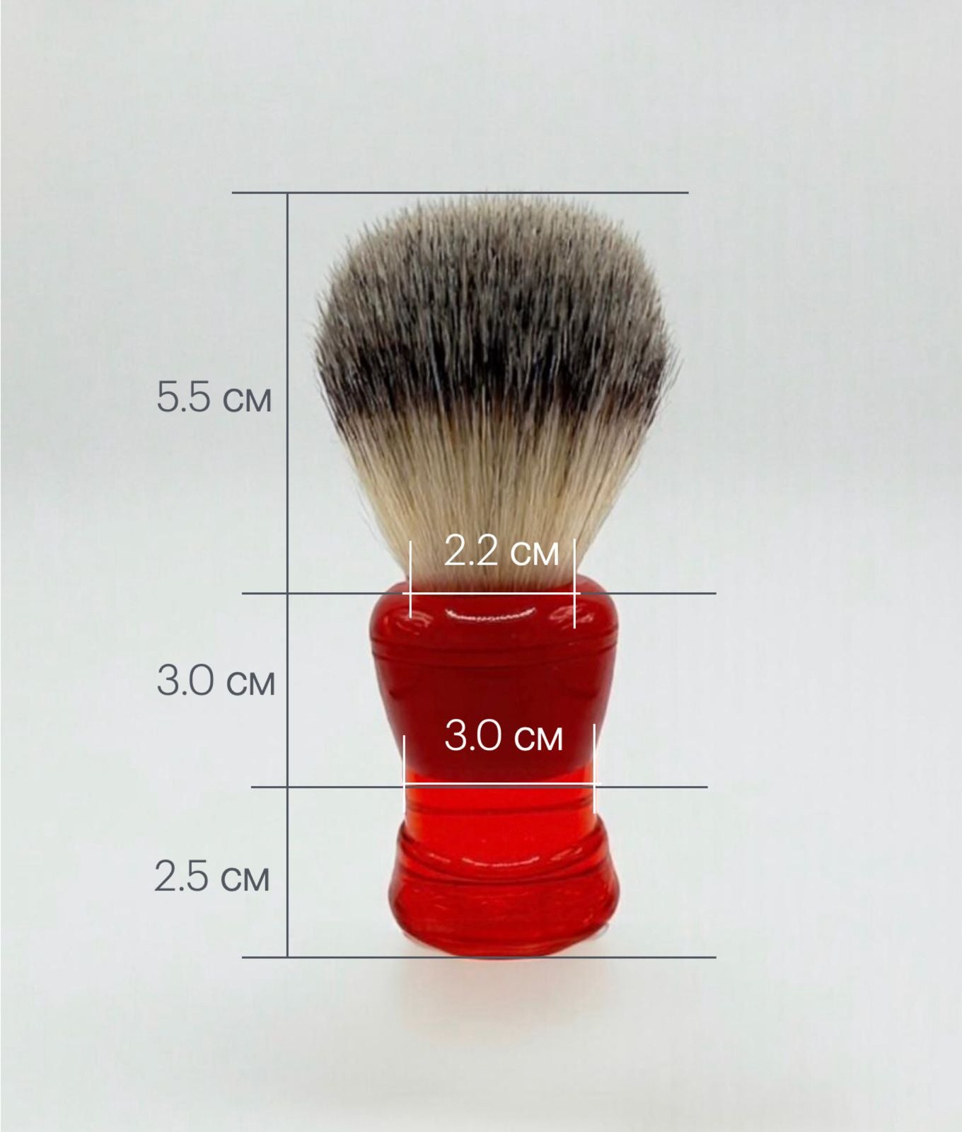 Special edition "Merry Christmas brush" 22mm G1 synthetic knot