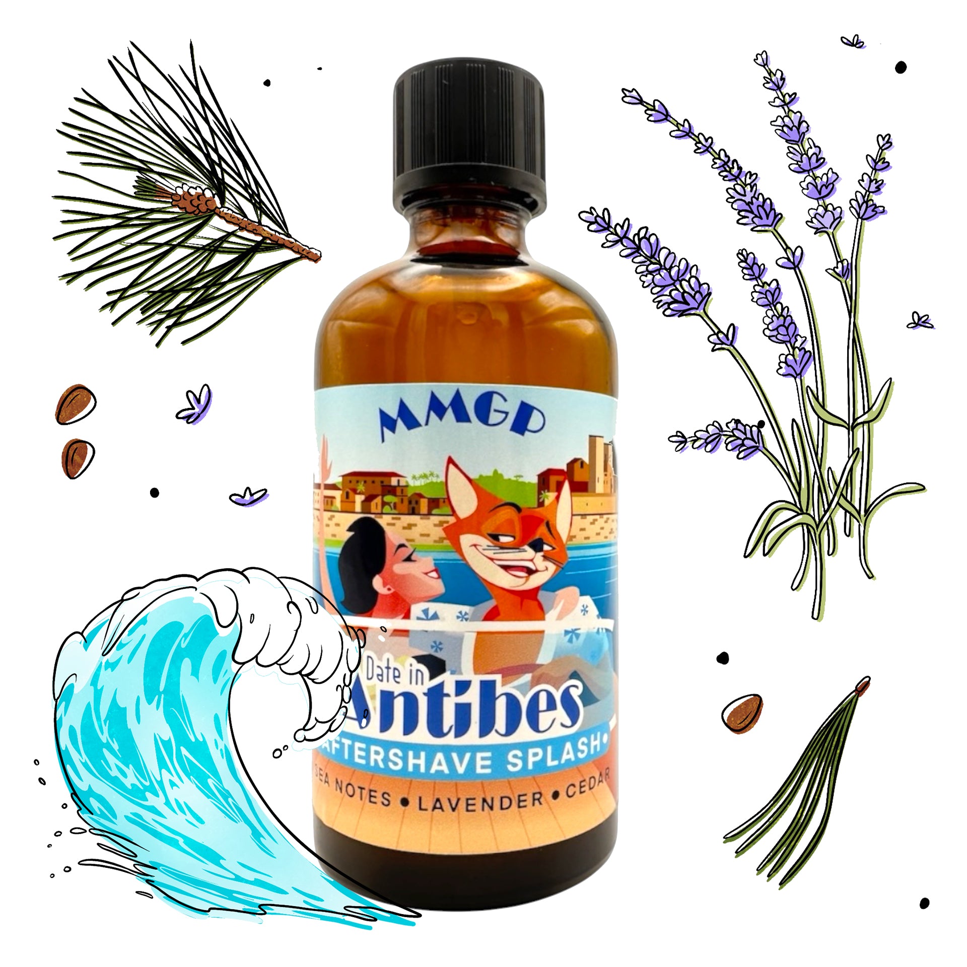„Date in Antibes“ (MMGP) Aftershave-Splash (100 ml)