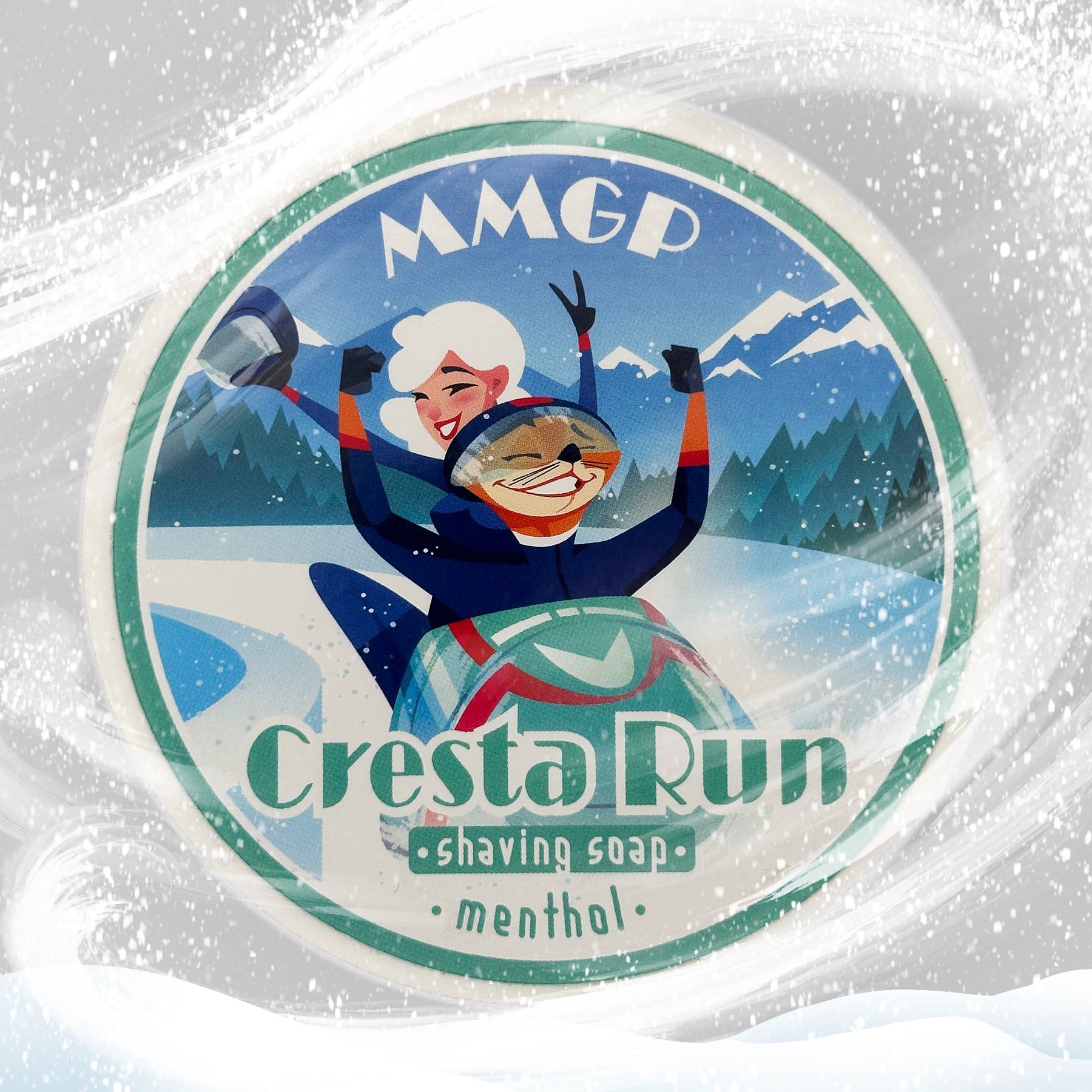 “Cresta Run” (MMGP) 7 butters premium artisan shaving soap (114g or 4 ounces)