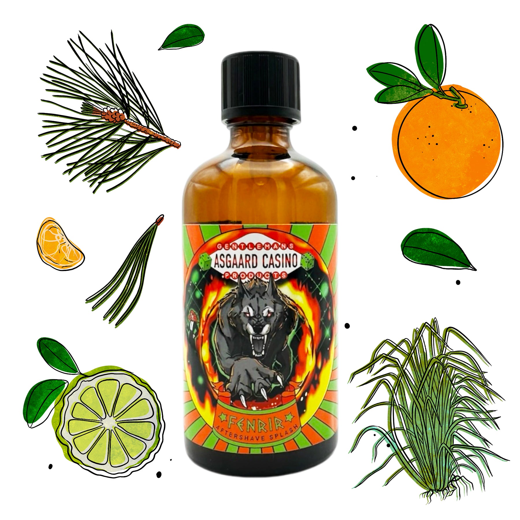 „Fenrir“ (ASGAARD ​​CASINO) Aftershave-Splash (100 ml)