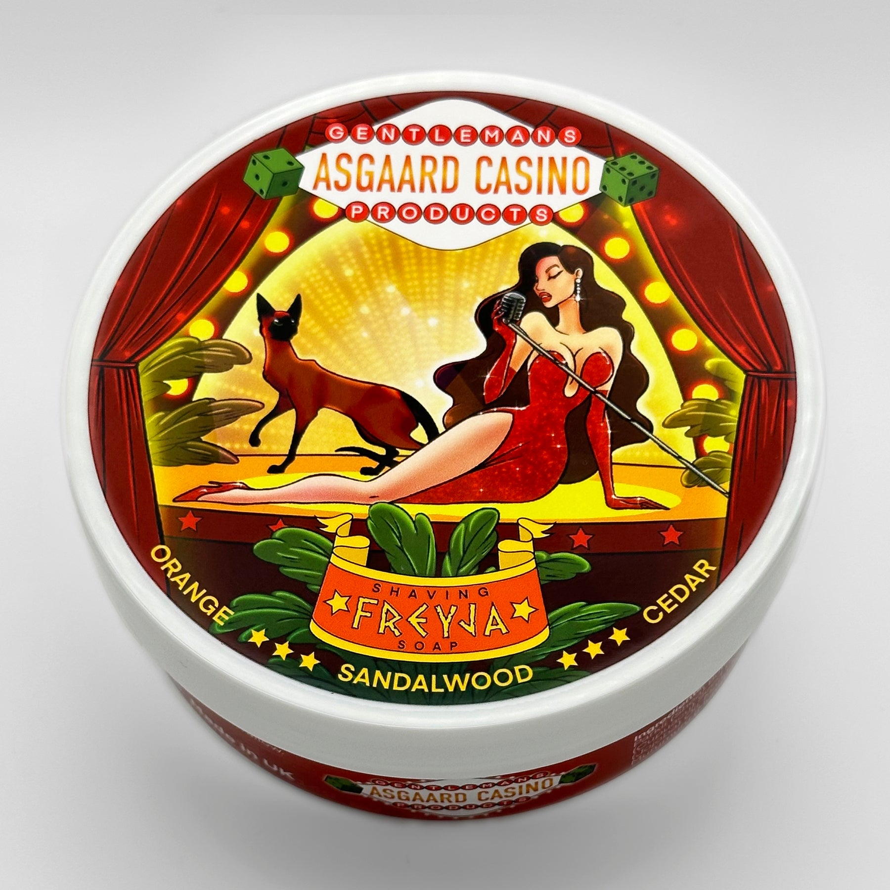 “Freyja” (ASGAARD CASINO) 7 butters premium artisan shaving soap (114g or 4 ounces)