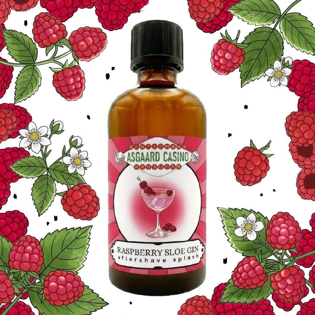 "Raspberry Sloe Gin” (ASGAARD CASINO) Aftershave Splash